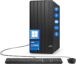 Image of the HP Desktop Computers Tower PC for Home Business Student, Intel 6-Core i5-12500 (Beat i7-11700), 32GB DDR4 RAM, 1TB PCIe SSD, WiFi, Bluetooth, RJ-45, Keyboard and Mouse, Windows 11 Pro, Wendbo
