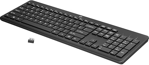 Image of the HP 230 Wireless Keyboard - Wireless Connection - Low-Profile, Quiet Design