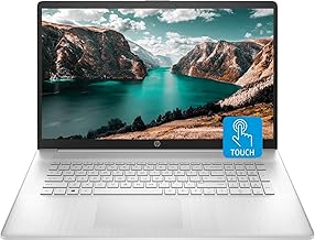 Photo of the HP 17 Laptop, 17.3" HD+ Touchscreen Display, 12th Gen Intel Core i7-1255U, 64GB RAM, 2TB SSD, Webcam, HDMI, SuperSpeed USB Ports, Wi-Fi 6, Windows 11 Home, Silver