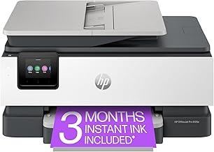 Image of the HP OfficeJet Pro 8125e Wireless All-in-One Color Inkjet Printer, Print, scan, Copy, ADF, Duplex Printing, Home & Office, 3 Months of Instant Ink Included