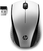 Image of the HP X3000 G3 Wireless Mouse Silver, up to 15-Month Battery,Scroll Wheel, Side Grips for Control, Travel-Friendly, Blue LED, Powerful 1600 DPI Optical Sensor